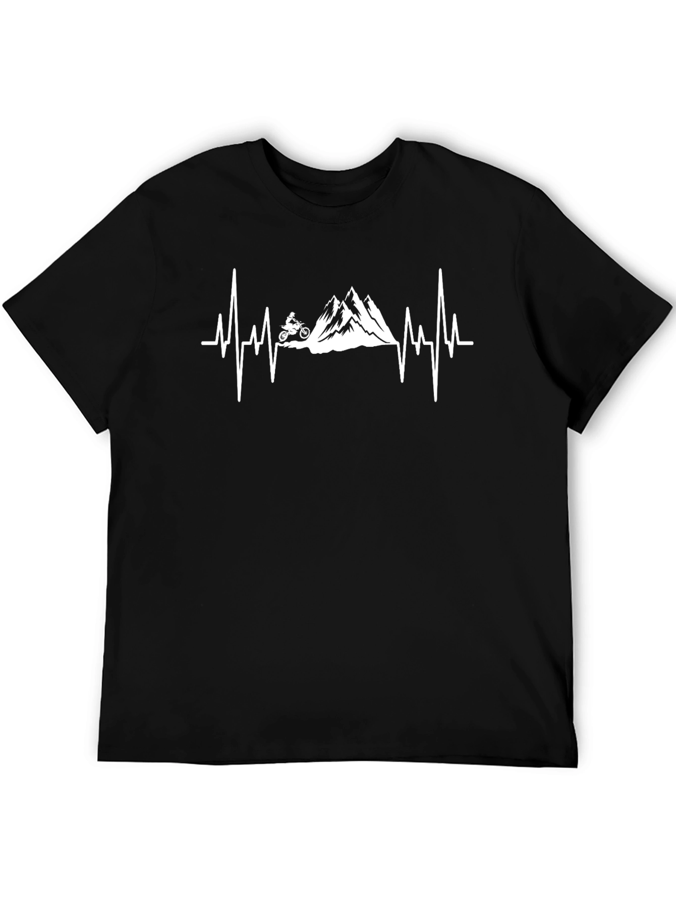 Mountain Bike Heartbeat T-Shirt - Adventure Tee