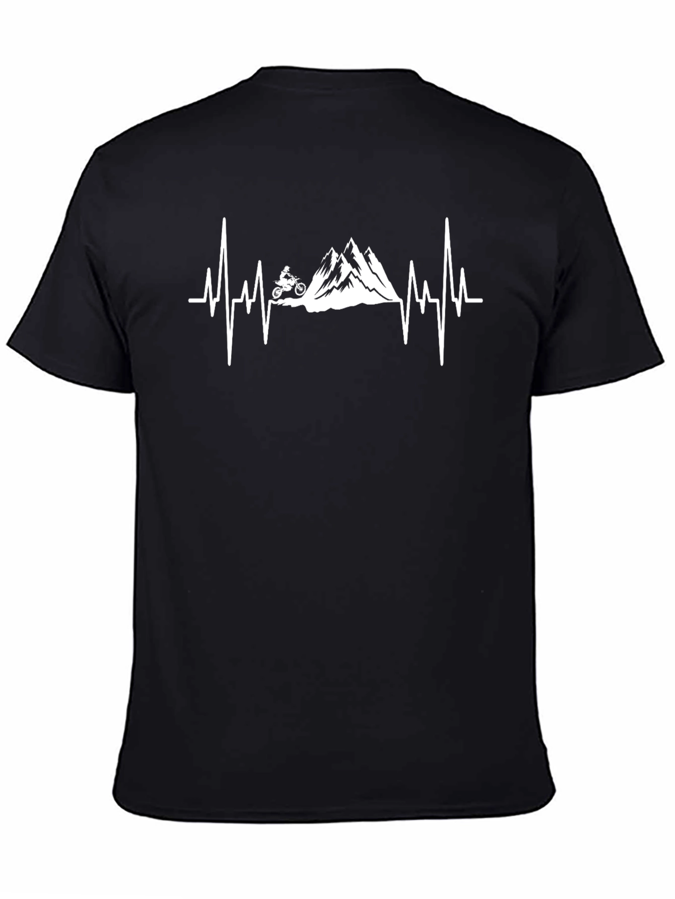 Mountain Bike Heartbeat T-Shirt - Adventure Tee