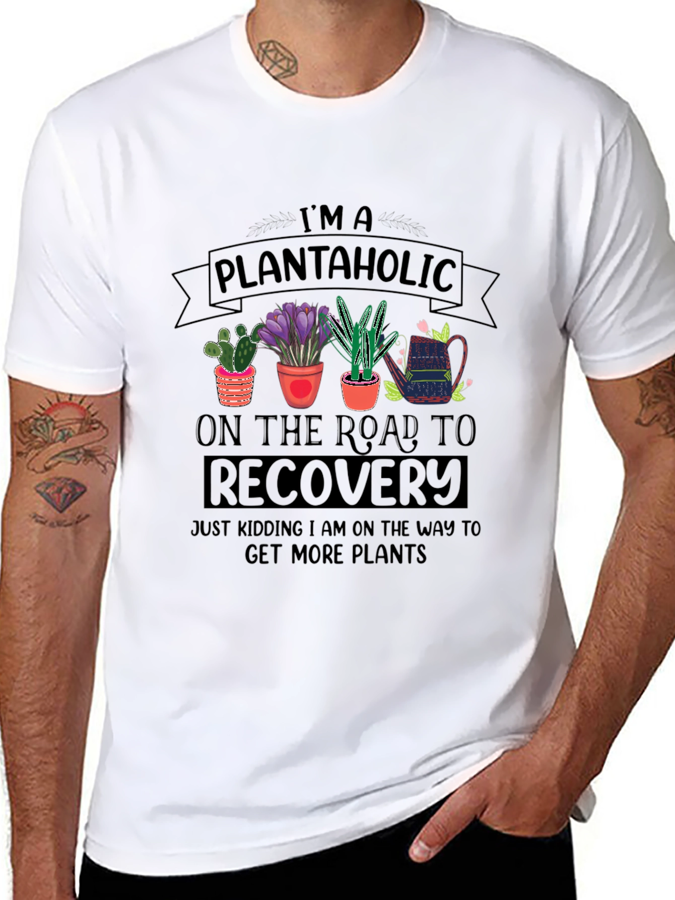 Plantaholic Graphic T-Shirt - Im a Plantaholic