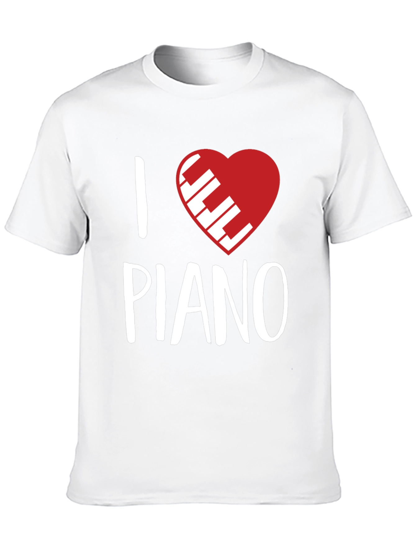 I Love Piano T-Shirt - Music Lover Tee
