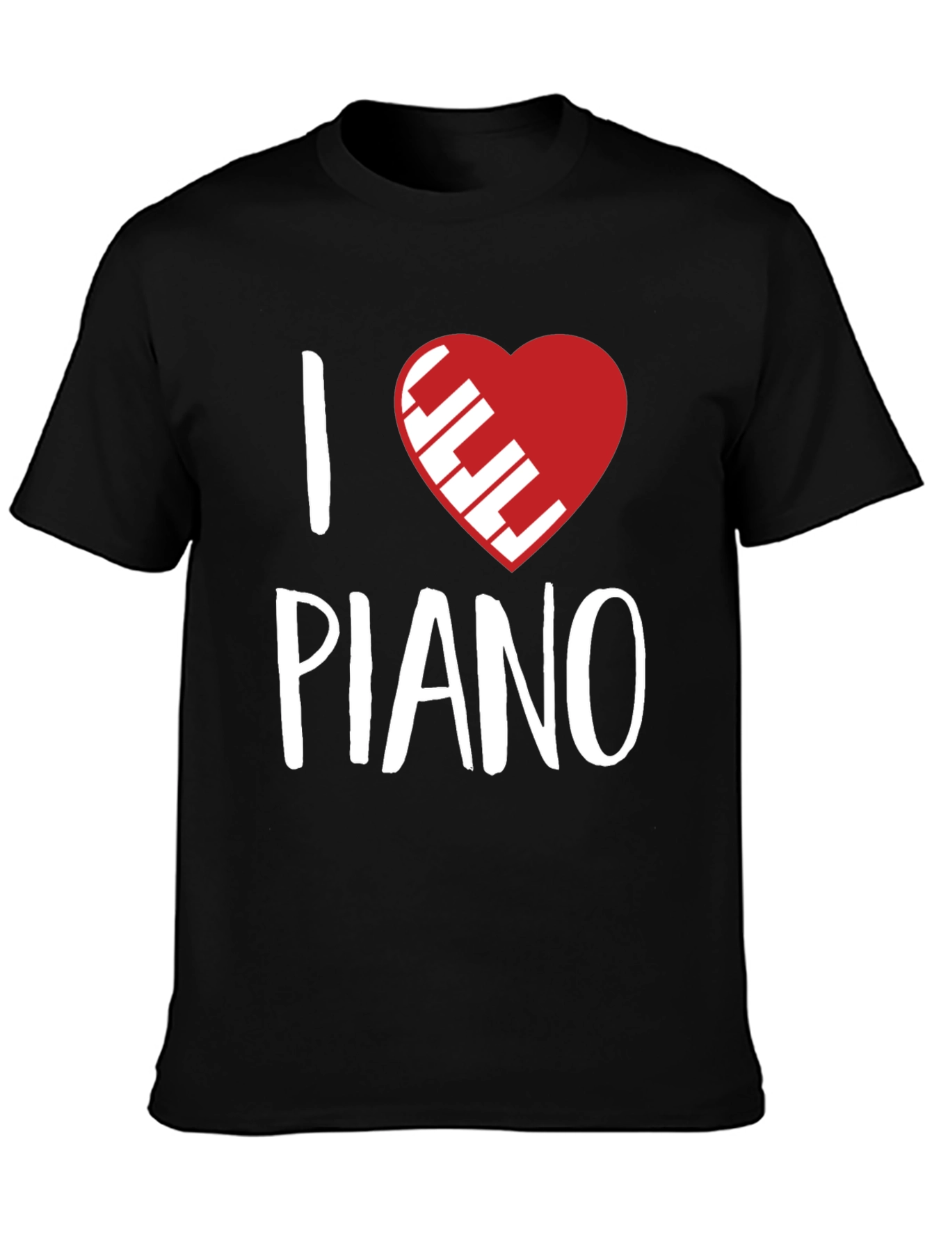 I Love Piano T-Shirt - Music Lover Tee
