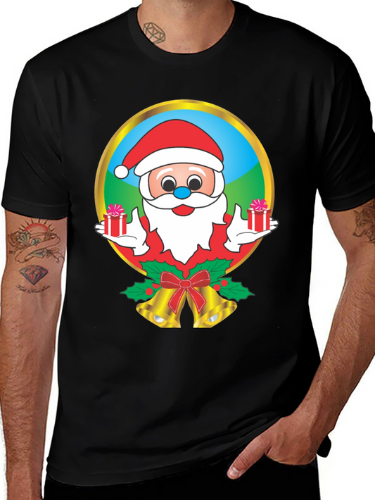 Festive Santa Graphic Tee