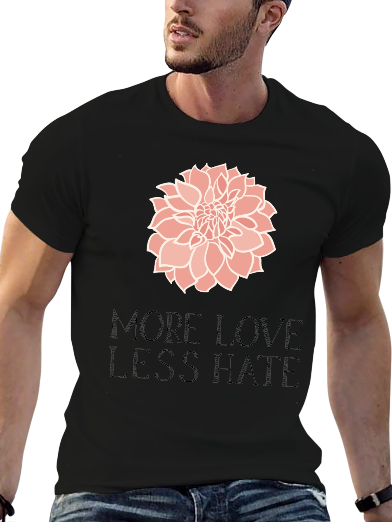More Love Less Hate Graphic Tee