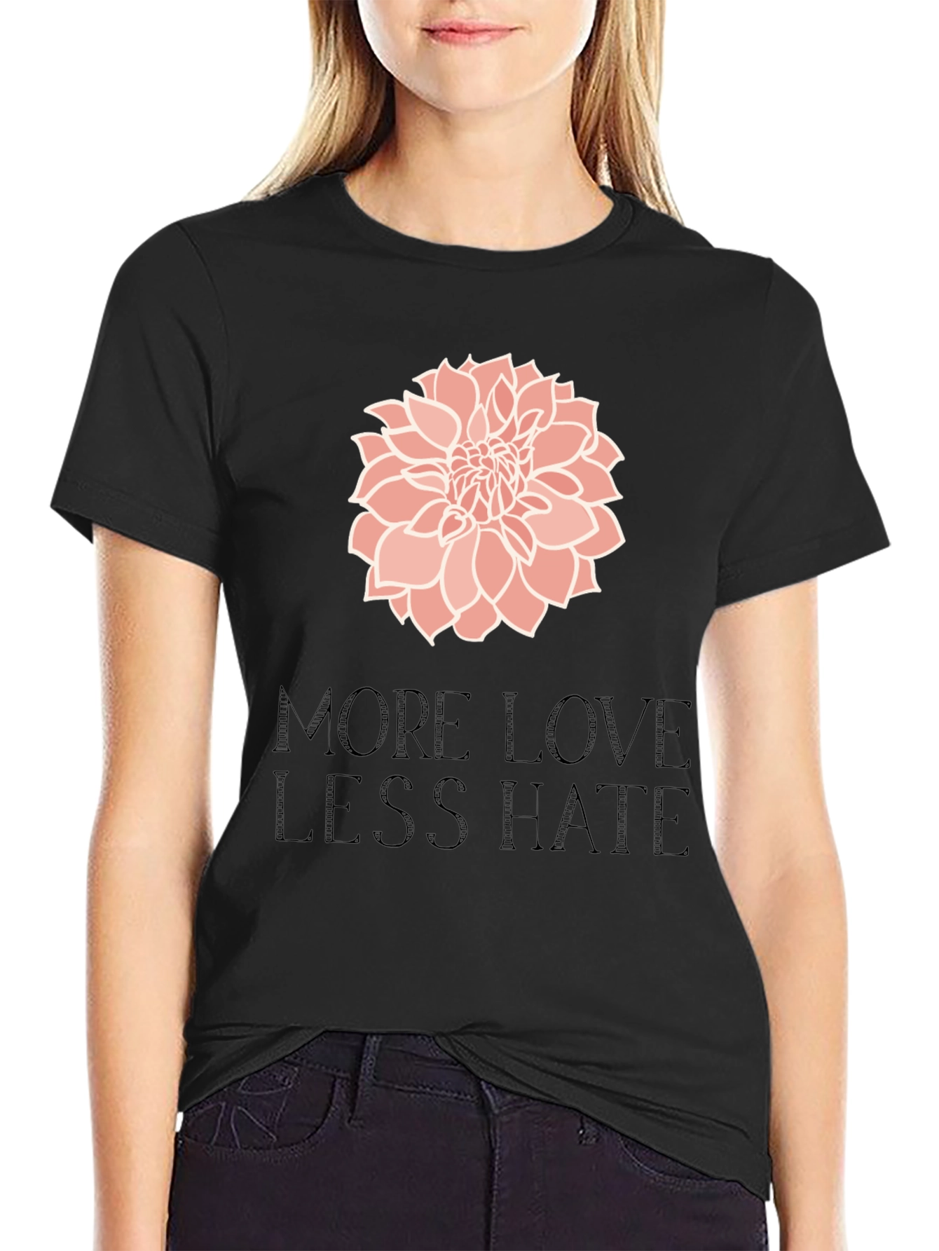 More Love Less Hate Graphic Tee