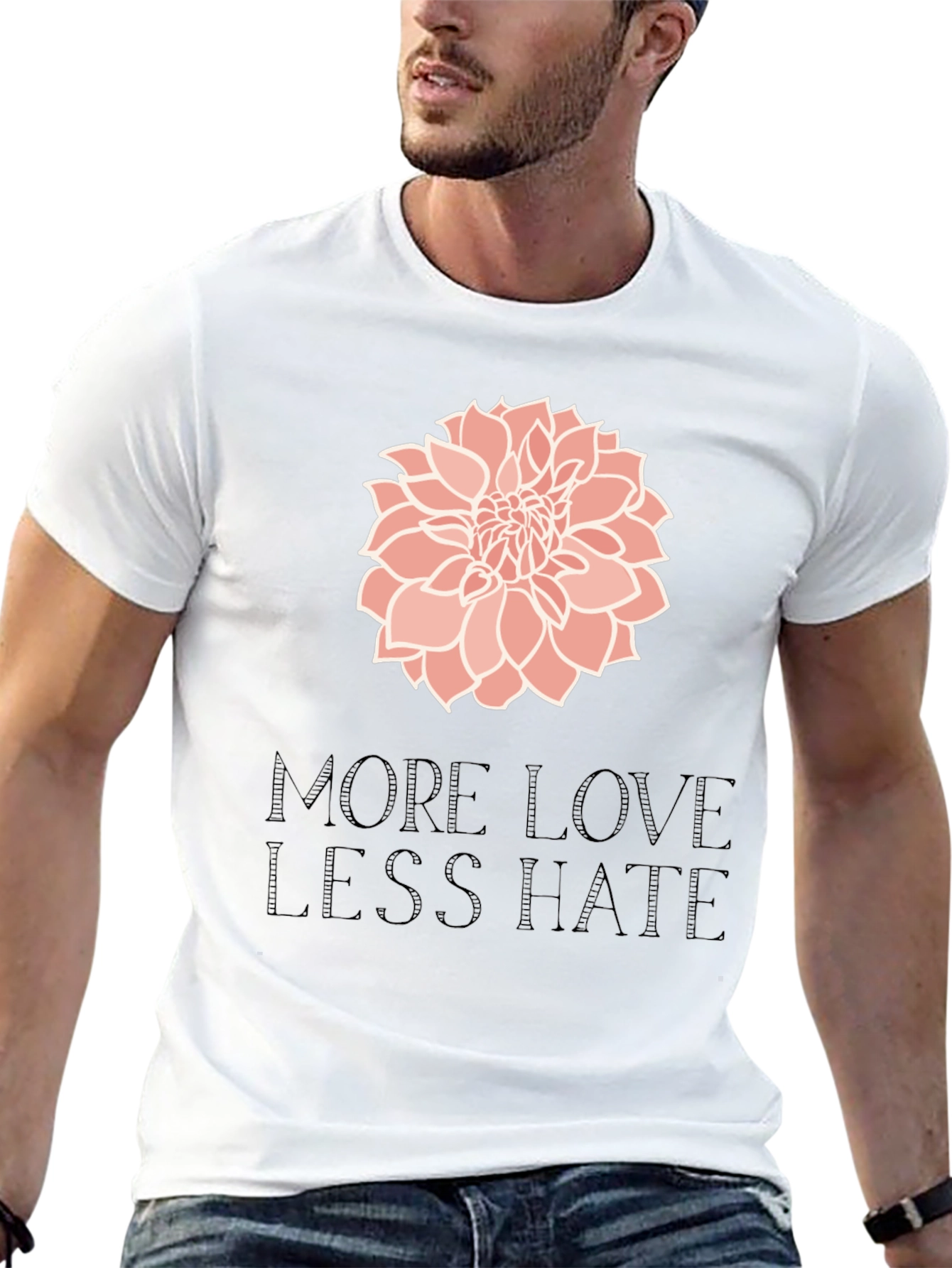 More Love Less Hate Graphic Tee