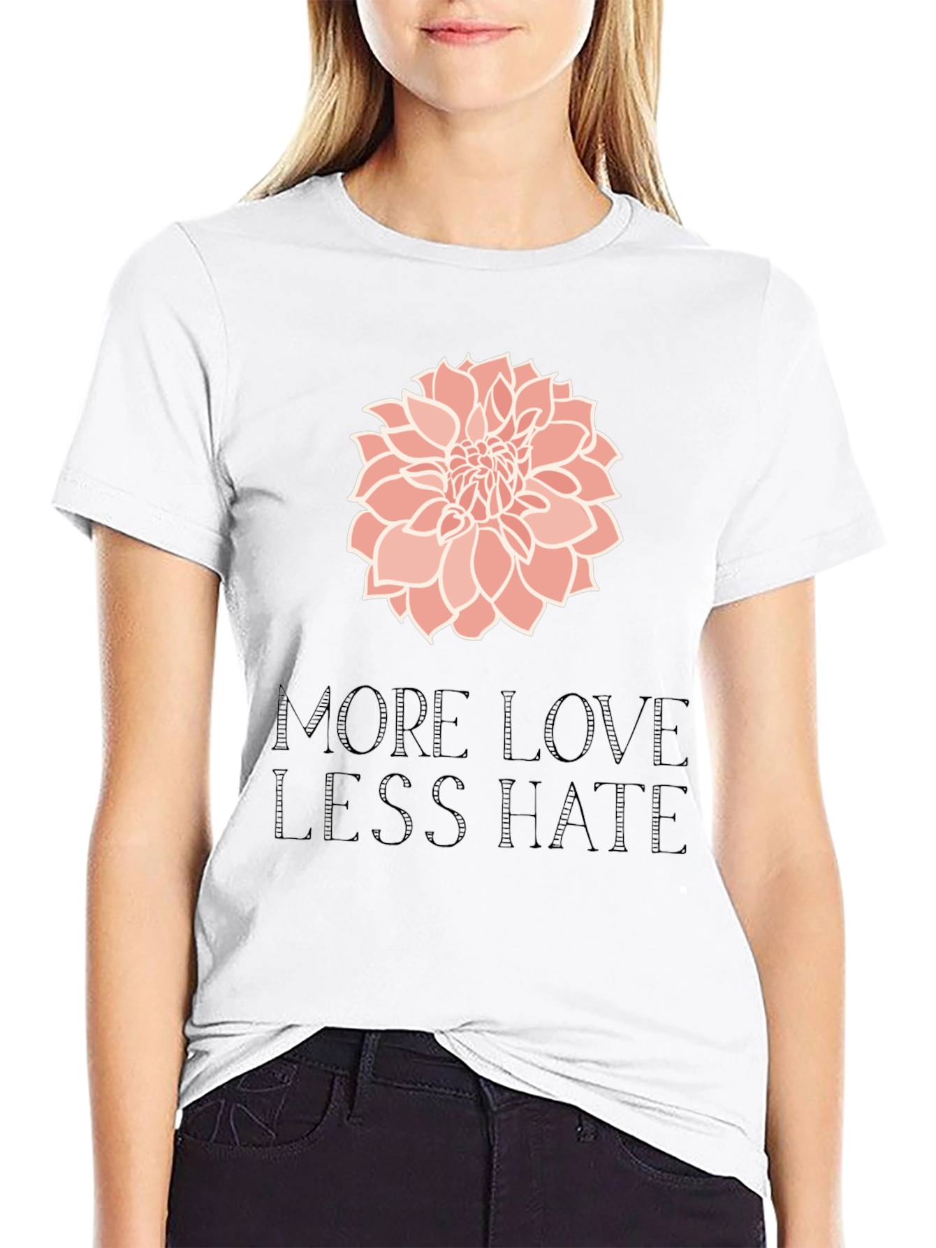 More Love Less Hate Graphic Tee