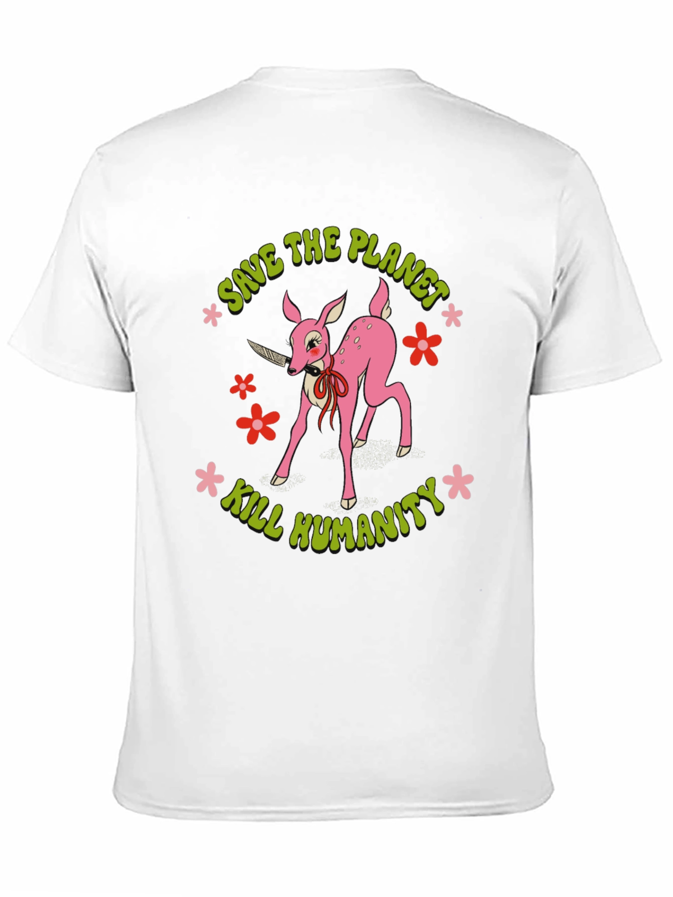 Save the Planet Kill Humanity Graphic Tee