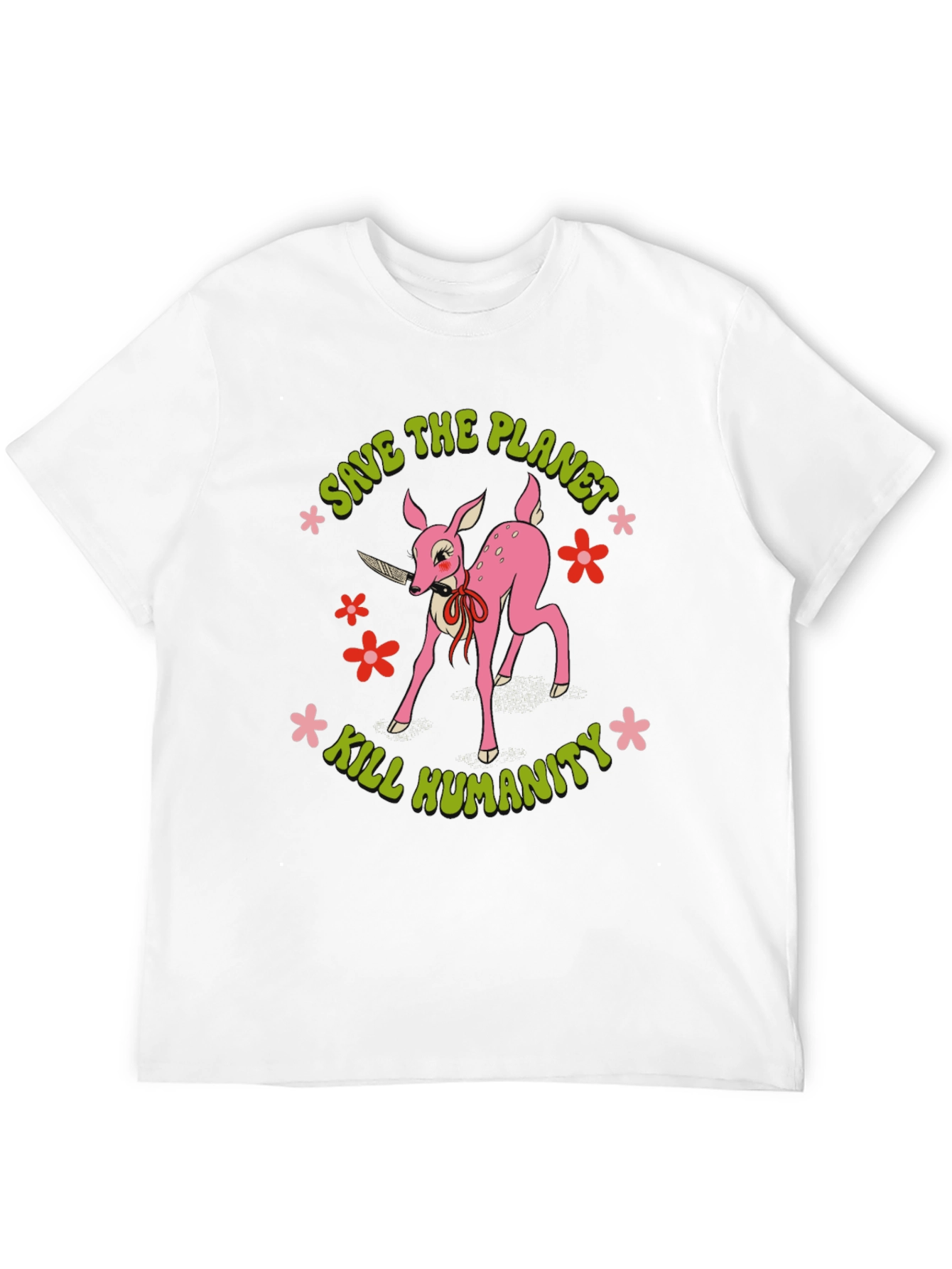 Save the Planet Kill Humanity Graphic Tee