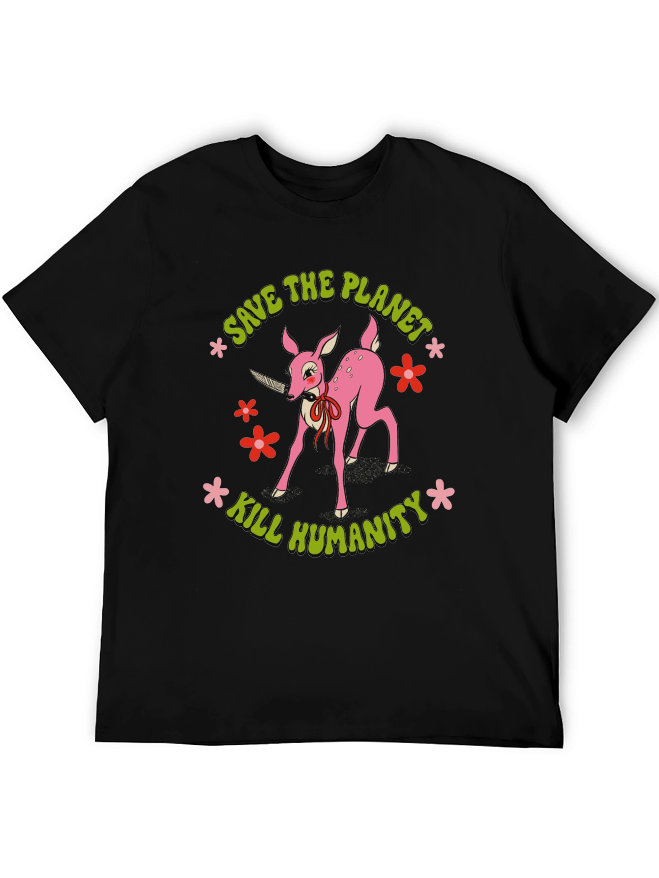 Save the Planet Kill Humanity Graphic Tee