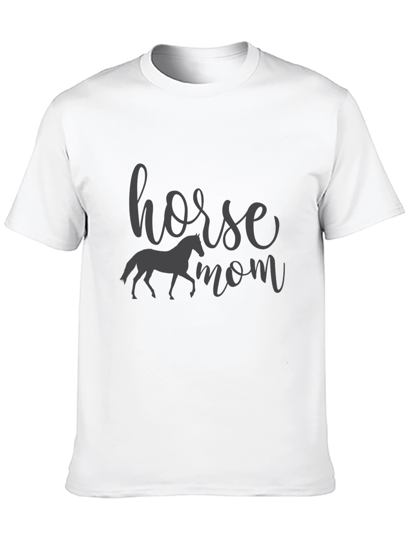 Horse Mom Graphic T-Shirt - Equestrian Lover Tee