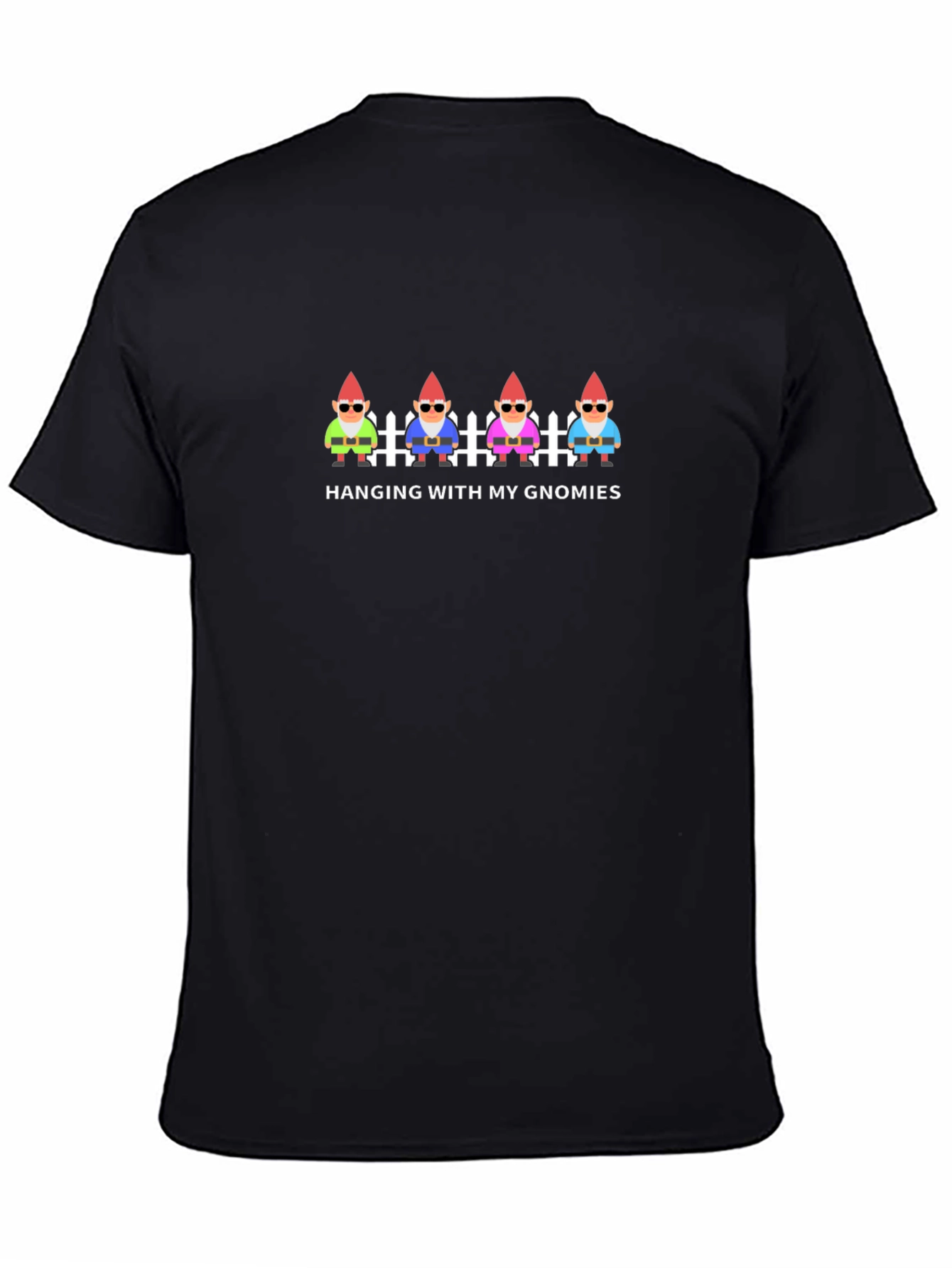 Hanging with My Gnomies Black T-Shirt