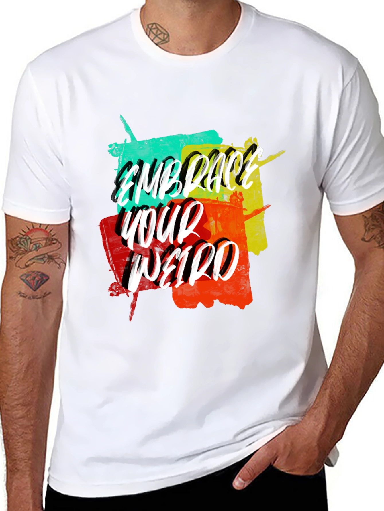 Embrace Your Weird Graphic Tee - Black
