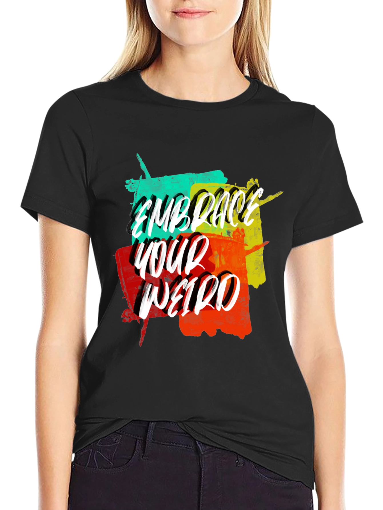 Embrace Your Weird Graphic Tee - Black