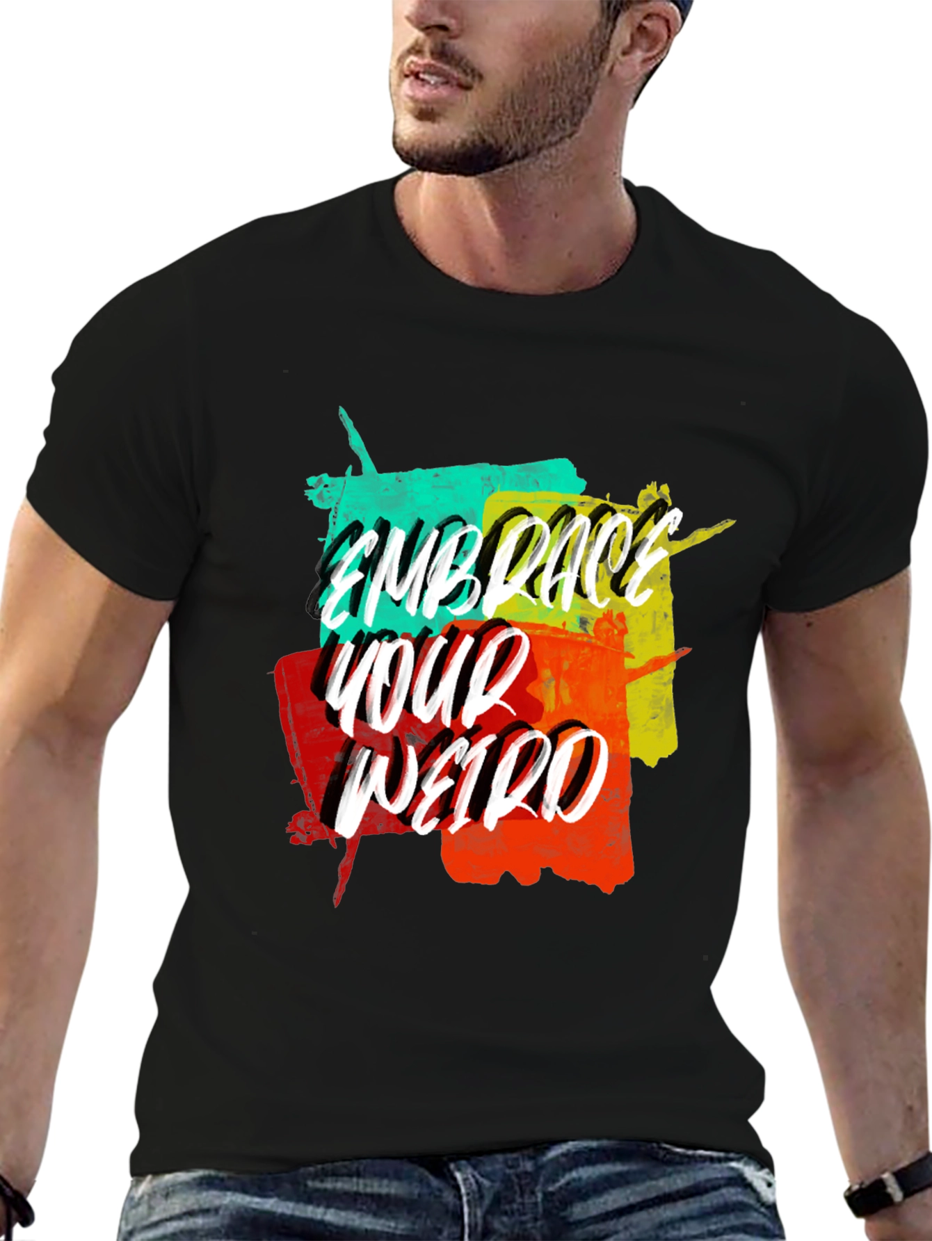 Embrace Your Weird Graphic Tee - Black