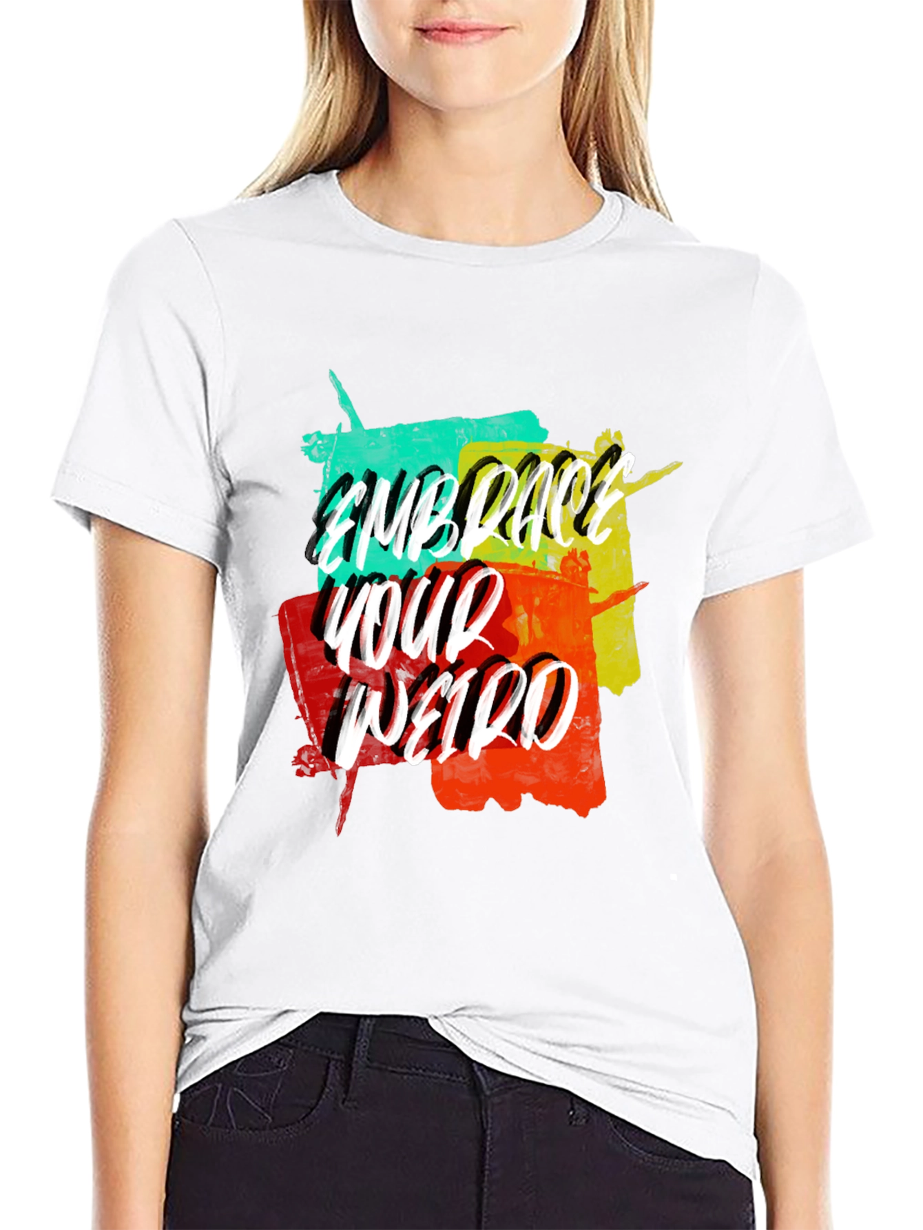 Embrace Your Weird Graphic Tee - Black
