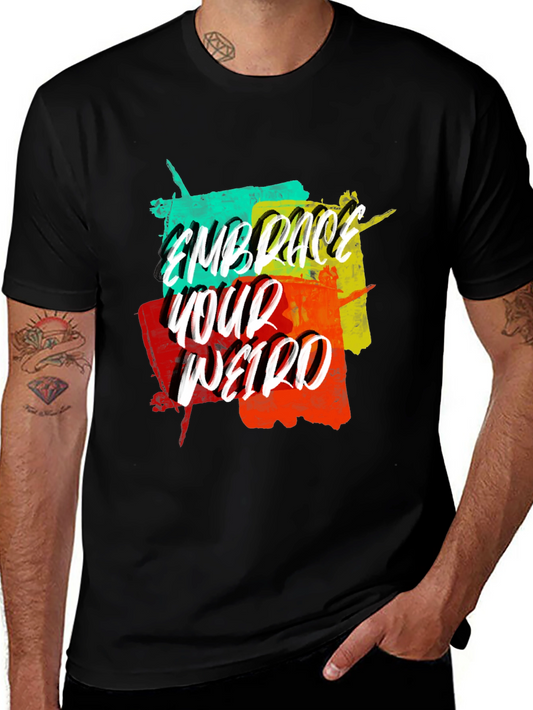 Embrace Your Weird Graphic Tee - Black