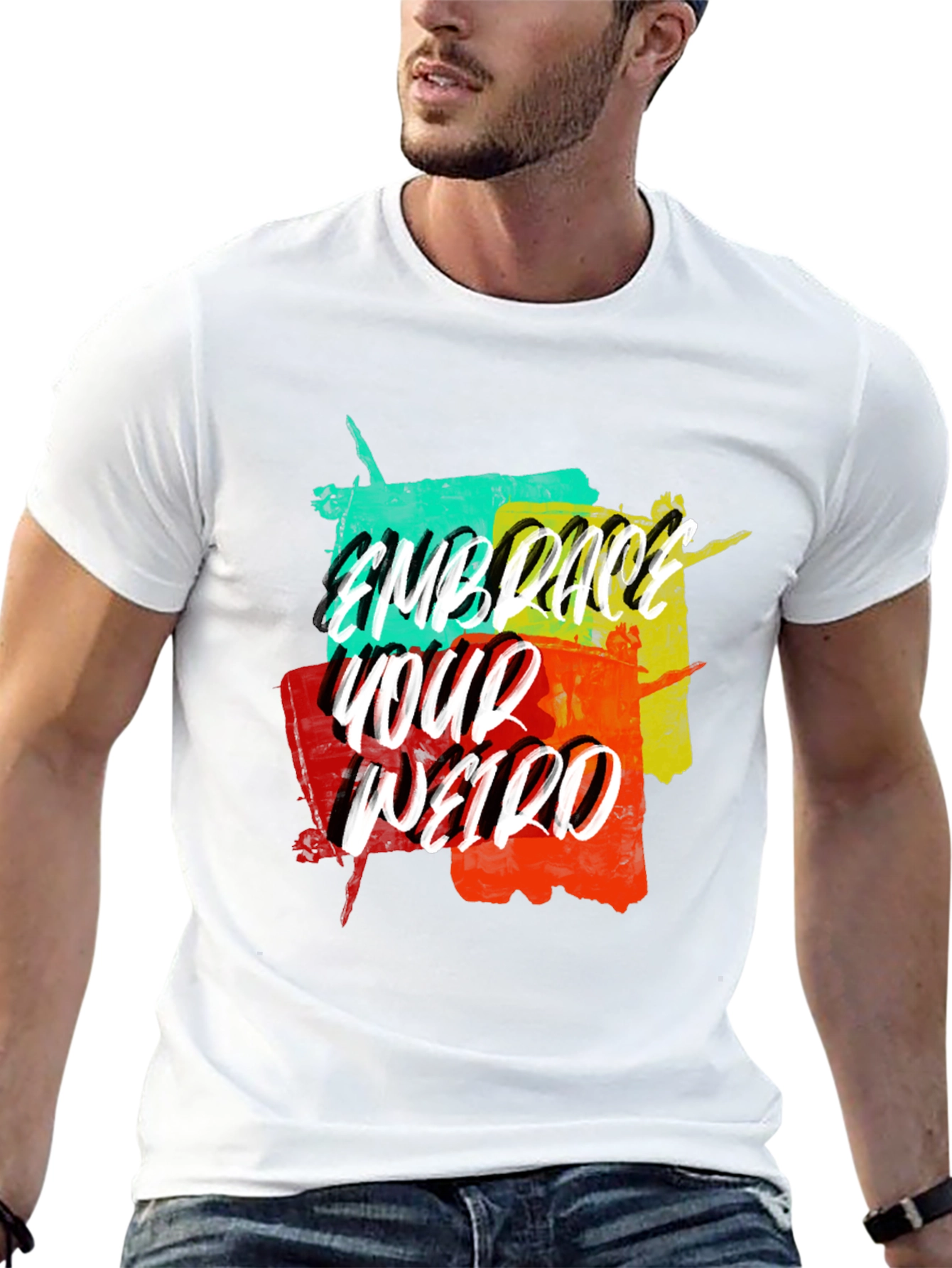 Embrace Your Weird Graphic Tee - Black