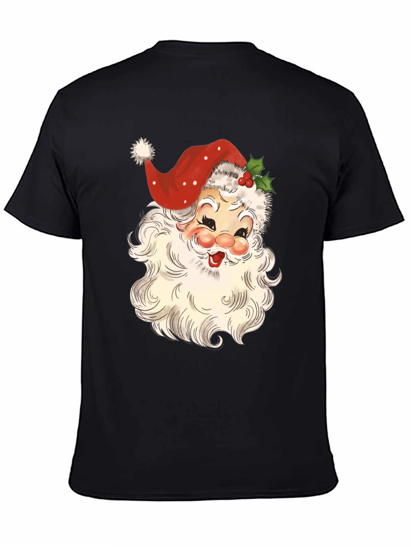 Retro Santa Claus Graphic Tee