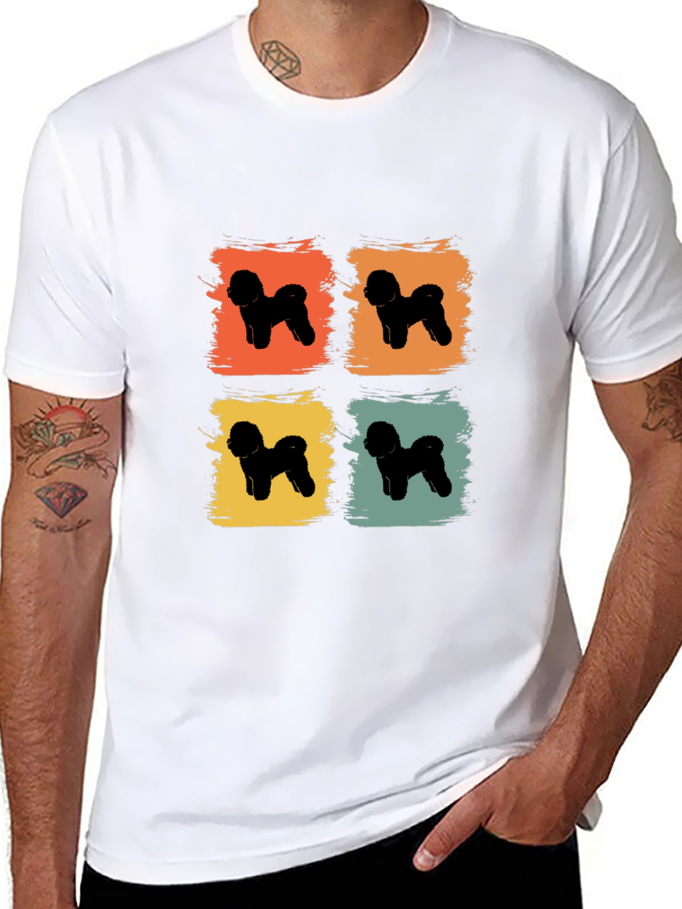 Retro Dog Breed Graphic T-Shirt