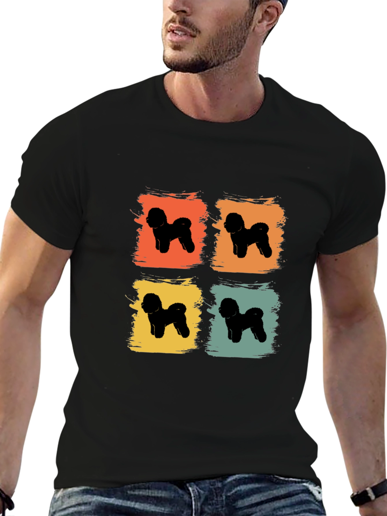 Retro Dog Breed Graphic T-Shirt