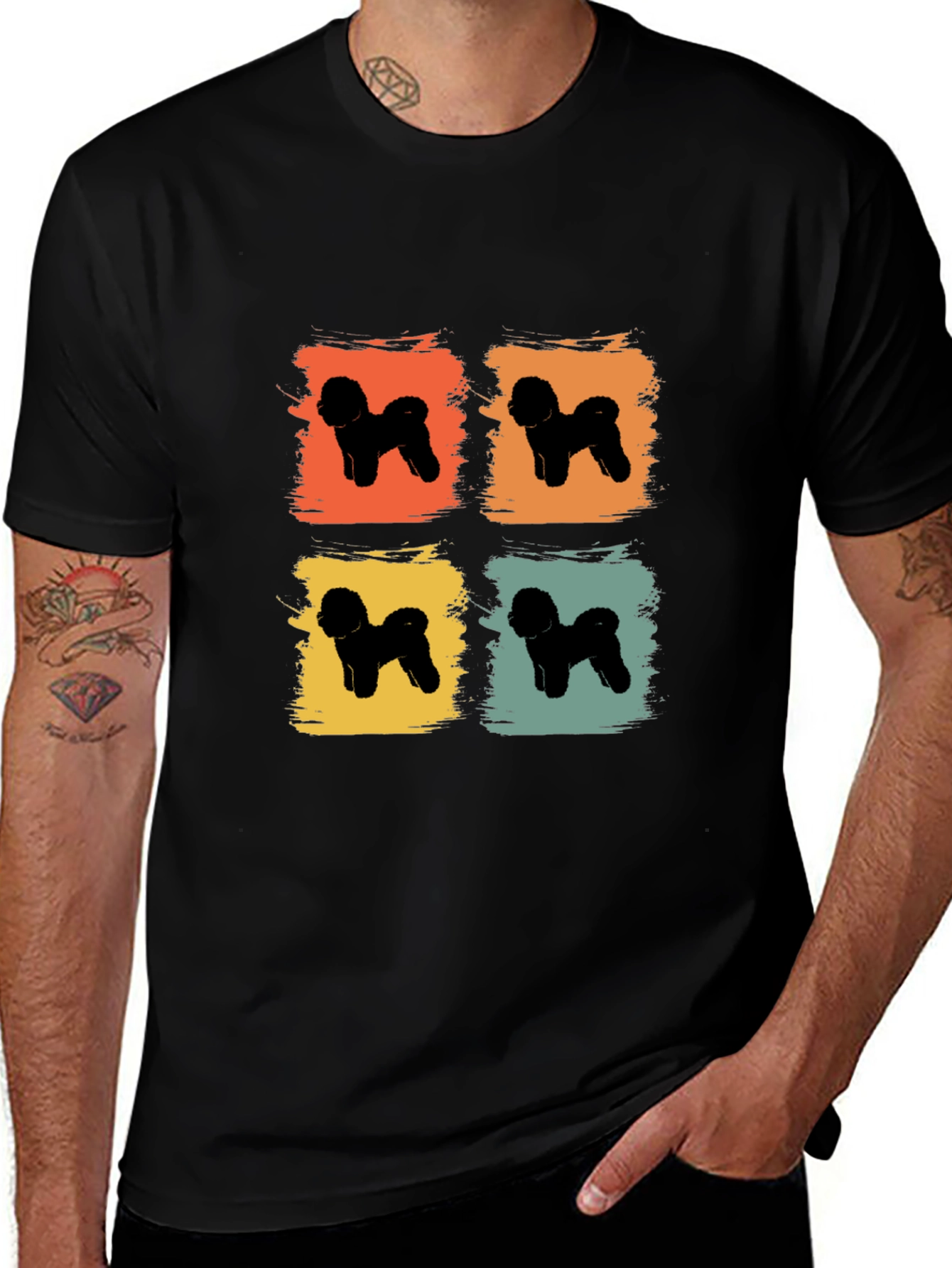 Retro Dog Breed Graphic T-Shirt