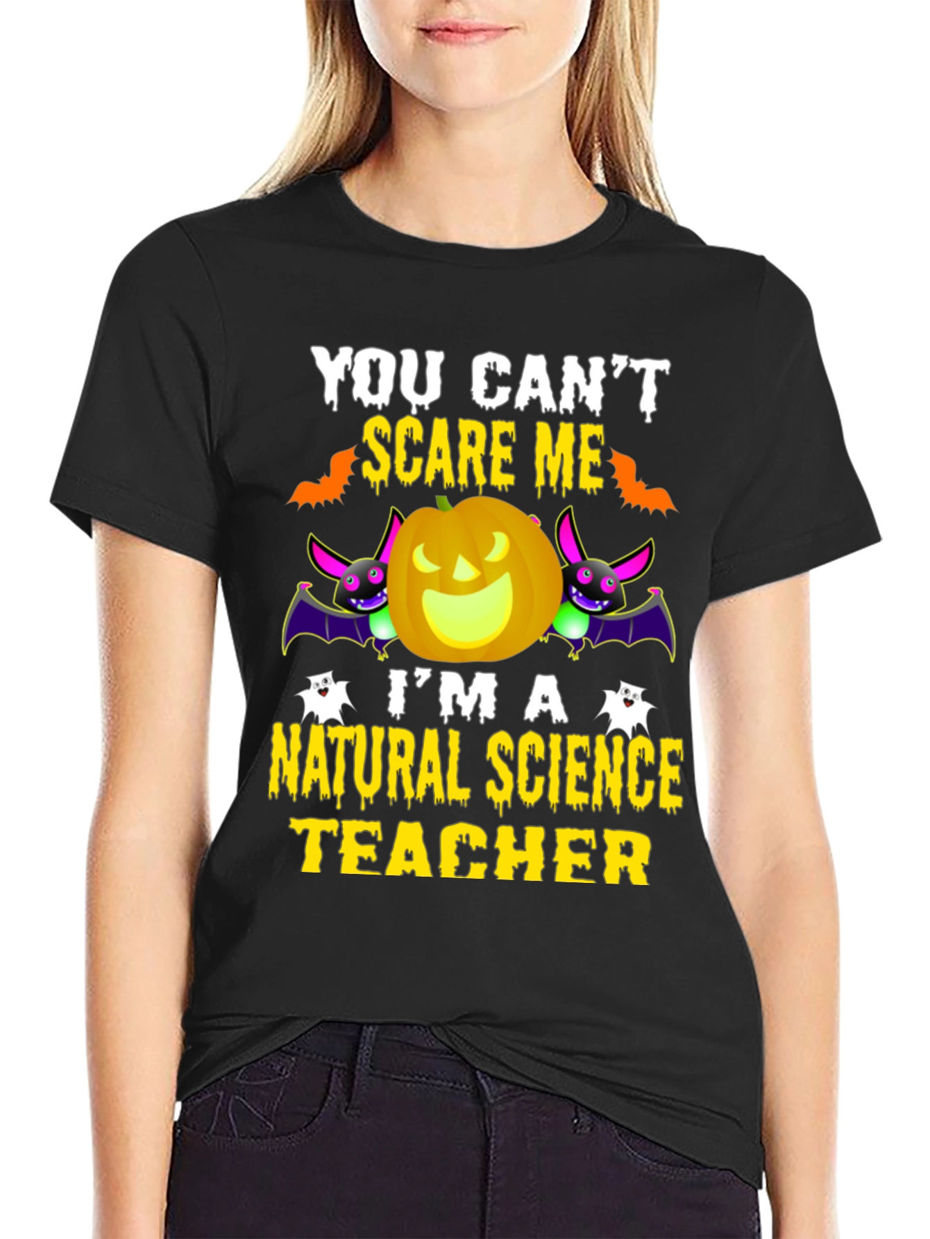 Natural Science Teacher Halloween T-Shirt