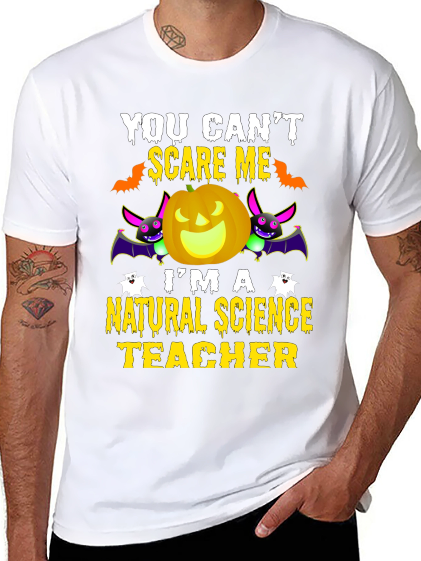 Natural Science Teacher Halloween T-Shirt
