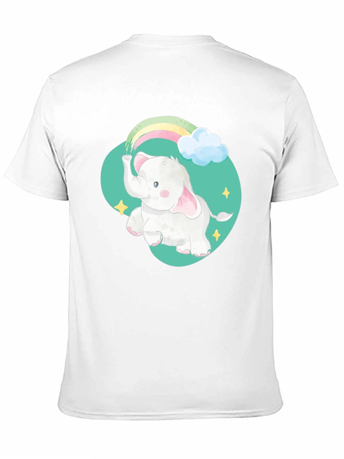Elephant Rainbow Graphic Tee