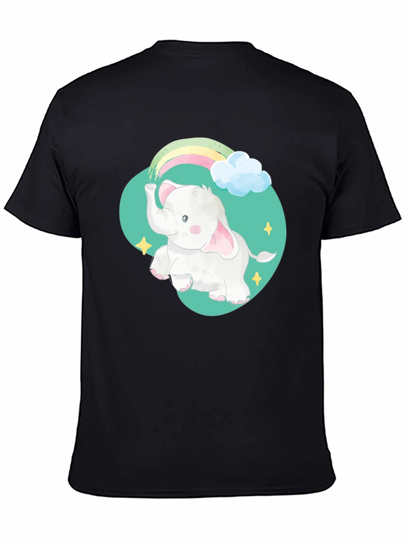 Elephant Rainbow Graphic Tee
