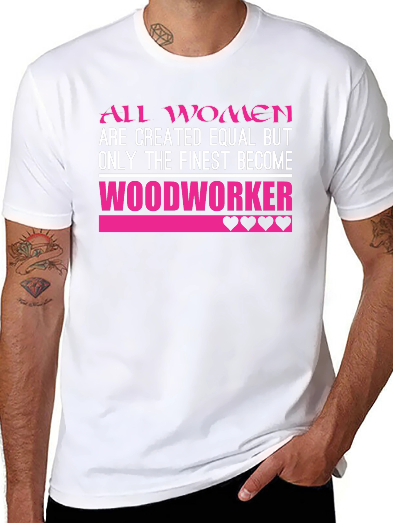 Finest Women Woodworker T-Shirt