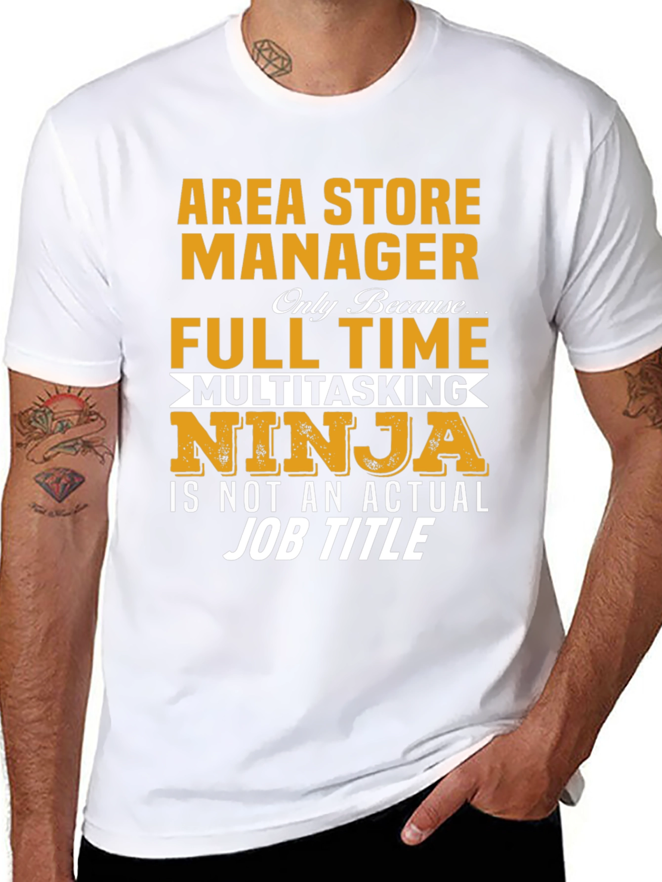 Area Store Manager T-Shirt: Full Time Multitasking Ninja