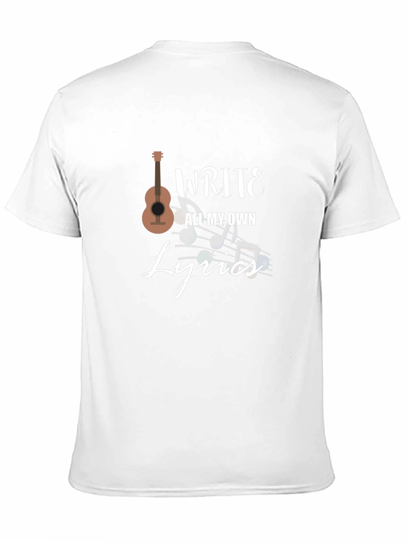 Write My Own Lyrics Black Graphic Tee