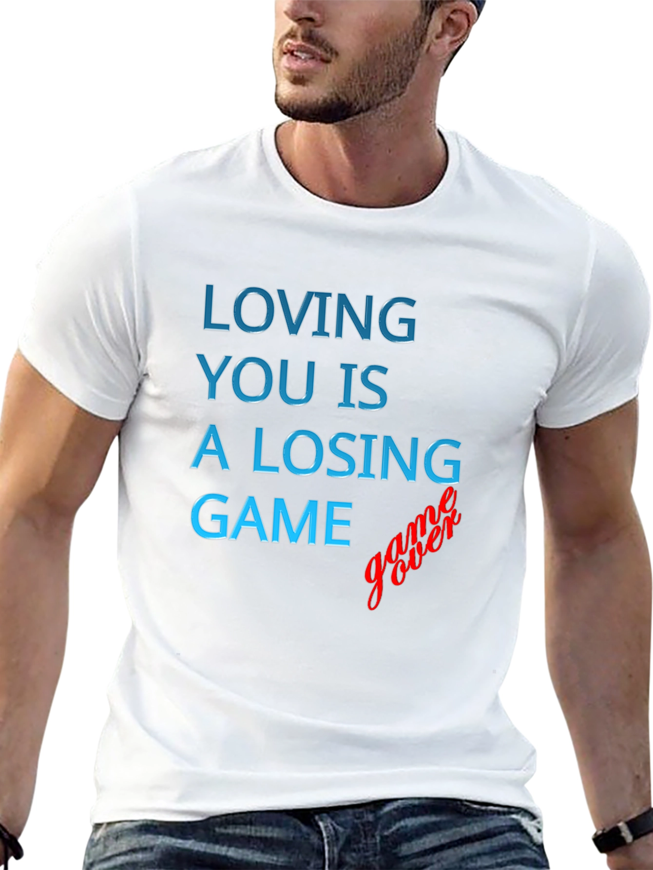 Losing Game Graphic Tee - Stylish and Comfortable