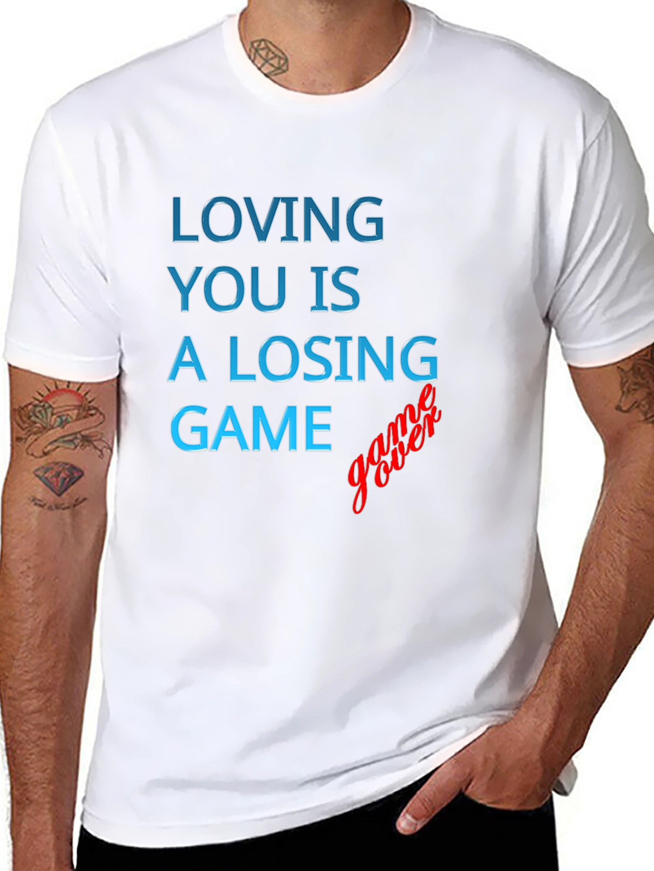 Losing Game Graphic Tee - Stylish and Comfortable
