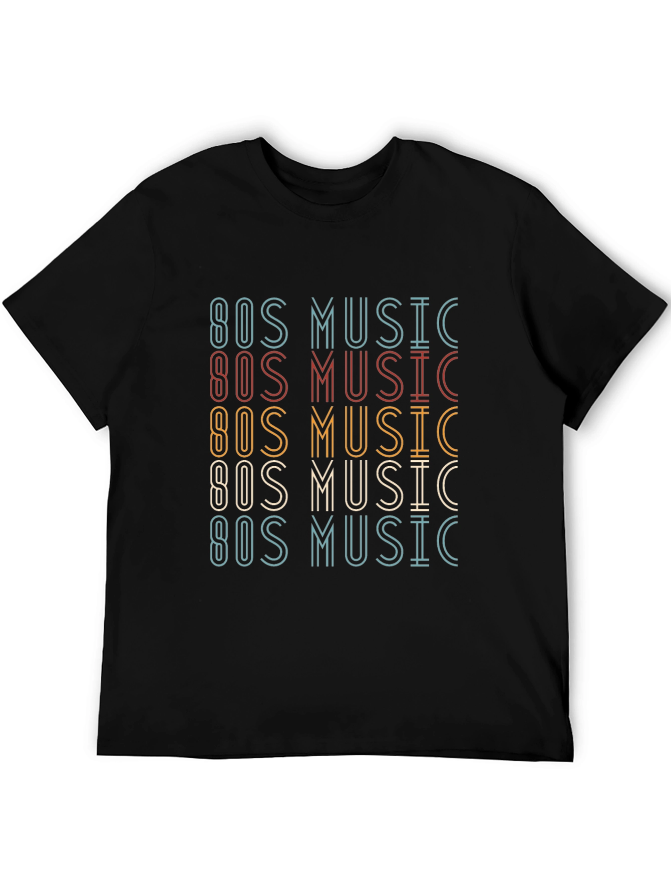 Retro 80s Music Graphic T-Shirt