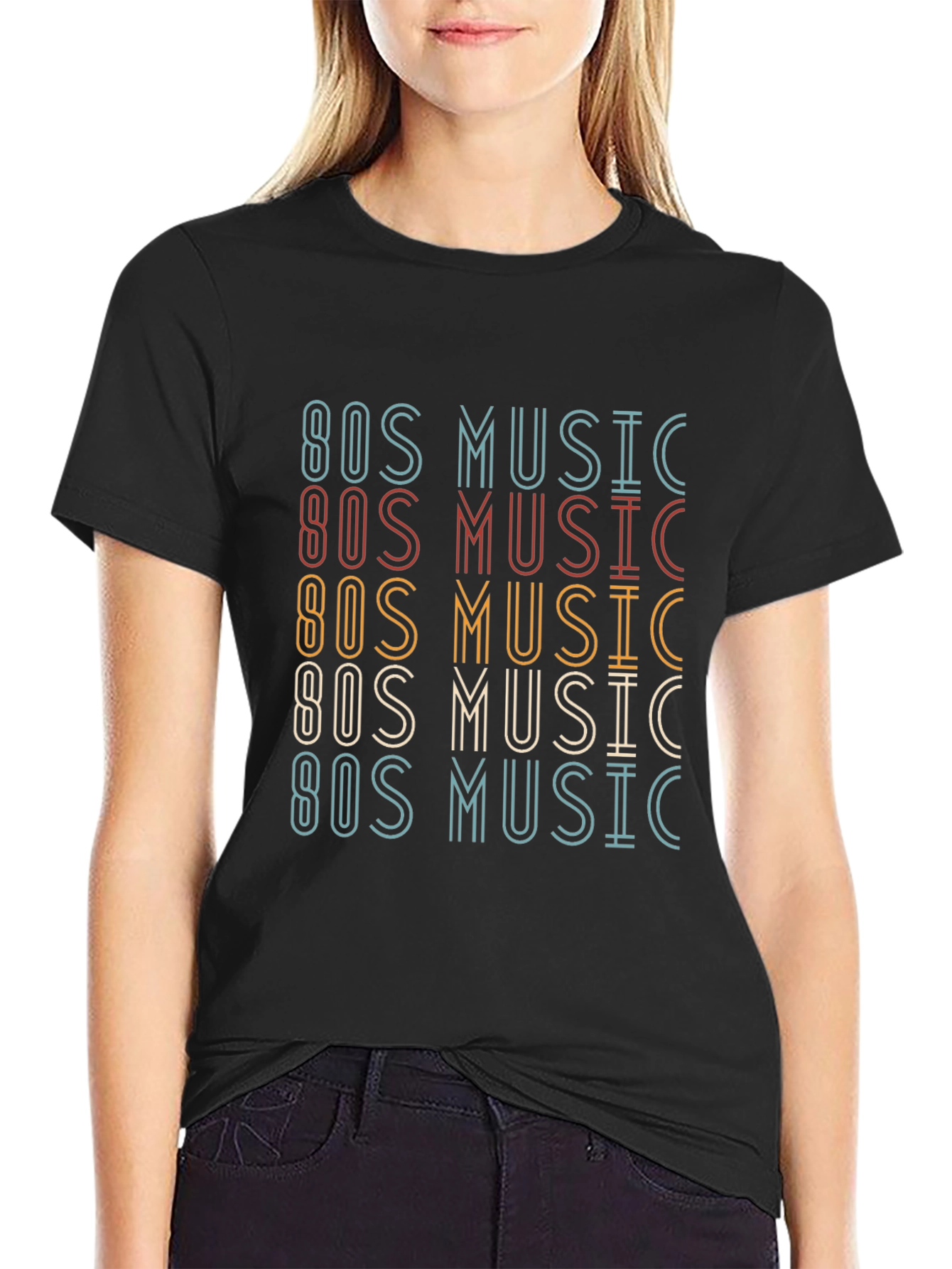 Retro 80s Music Graphic T-Shirt