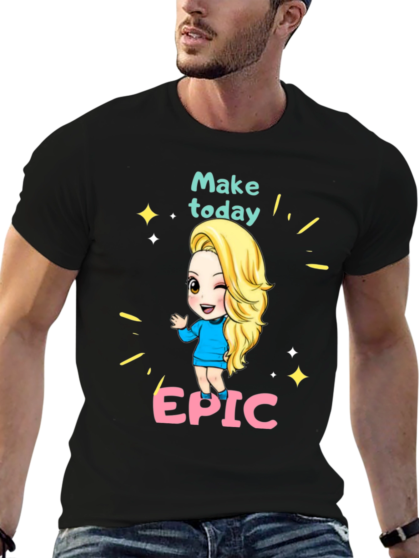 Make Today Epic Cartoon T-Shirt