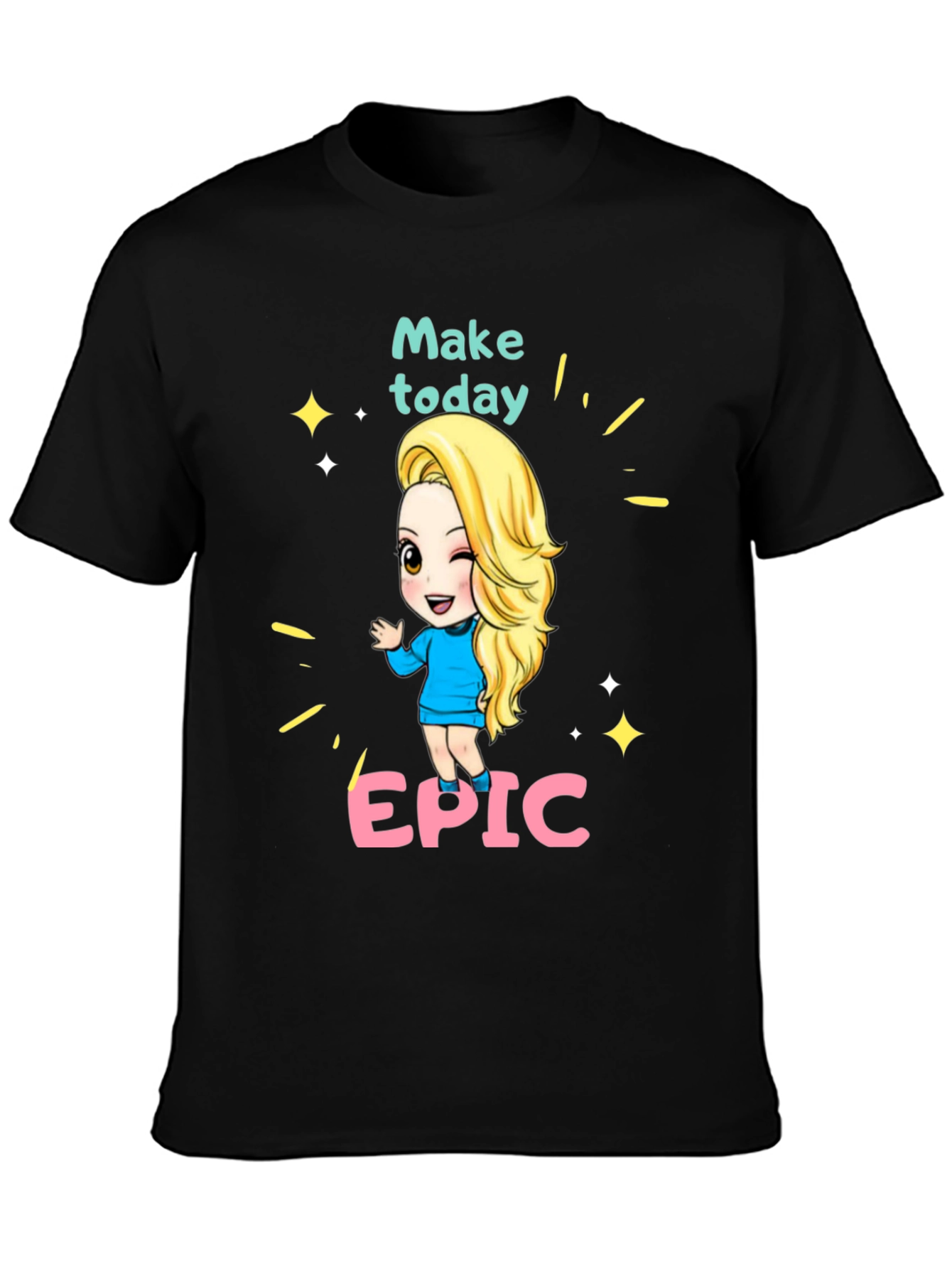 Make Today Epic Cartoon T-Shirt