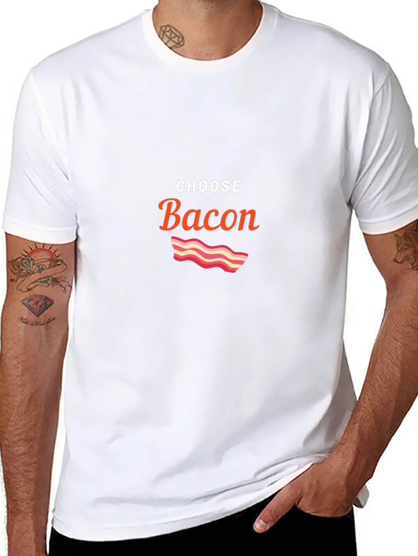 Choose Bacon Graphic T-Shirt