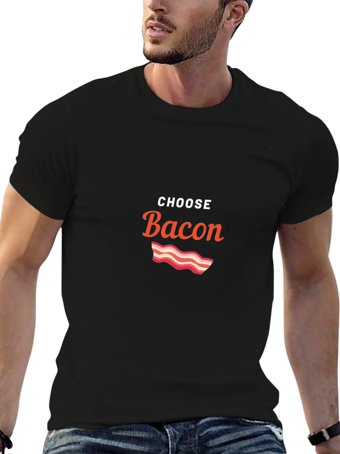 Choose Bacon Graphic T-Shirt