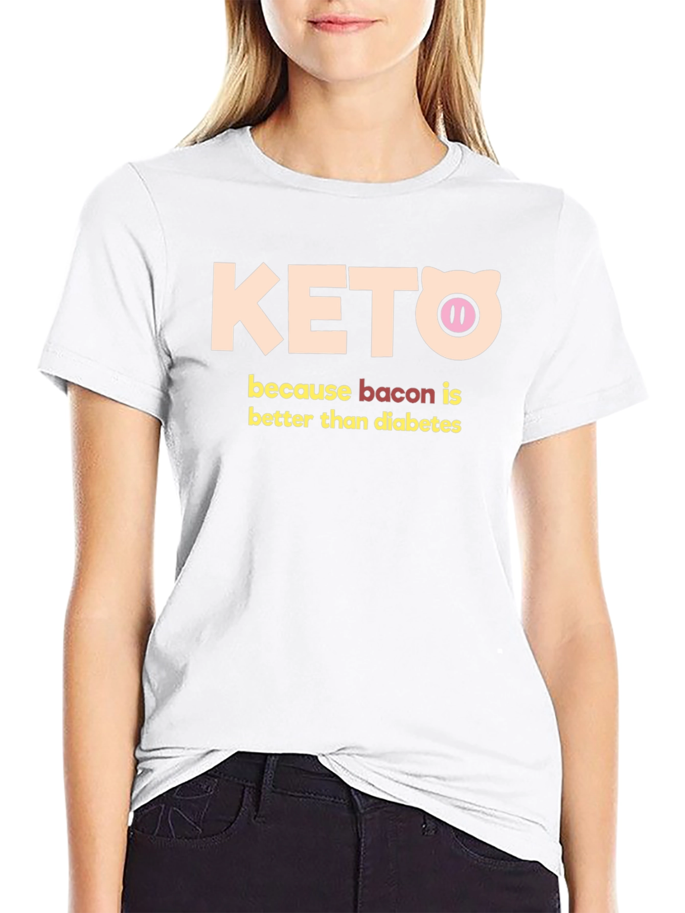 Keto Bacon Better Than Diabetes Graphic Tee