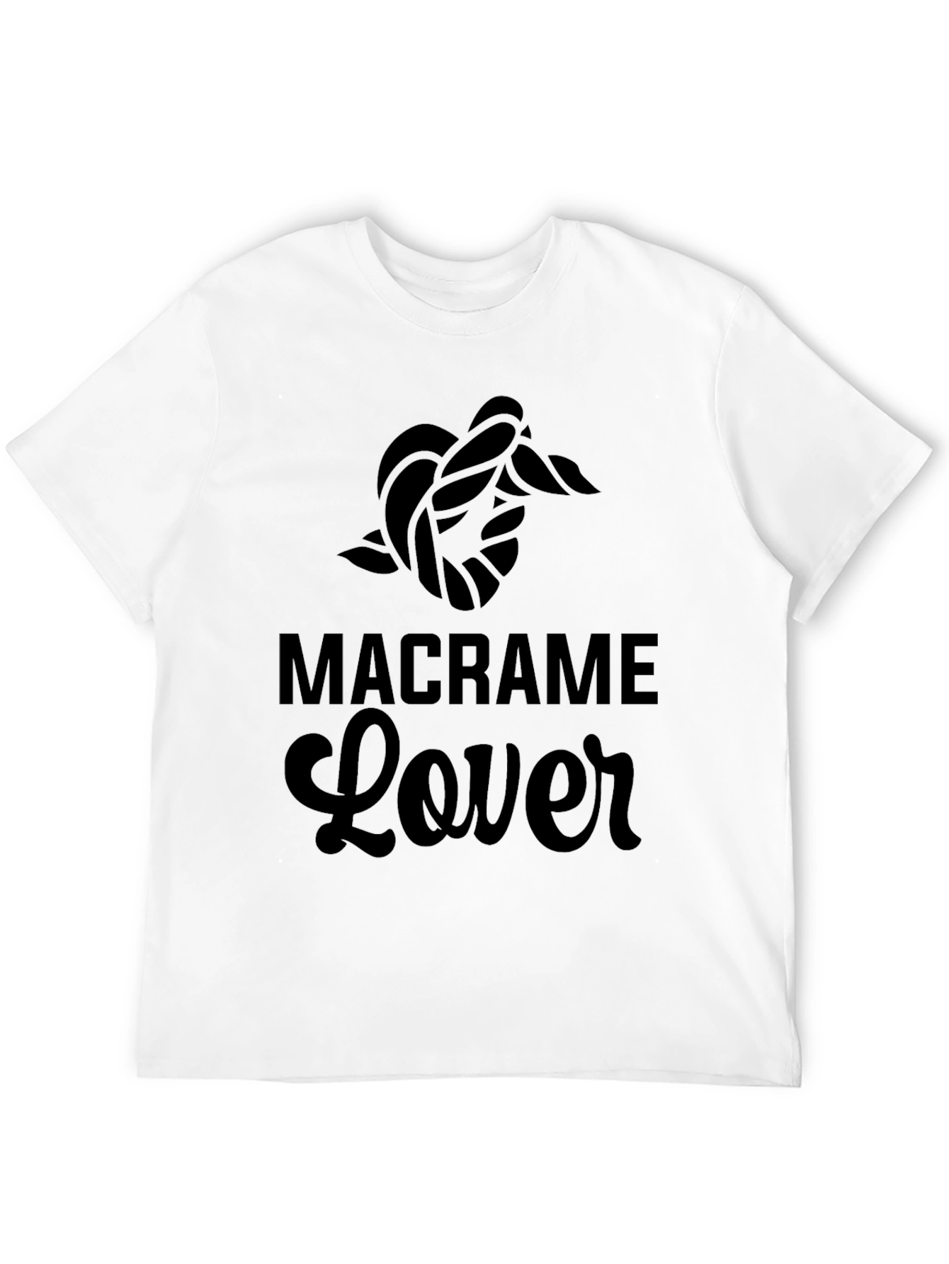 Macrame Lover Tee - Knot Design