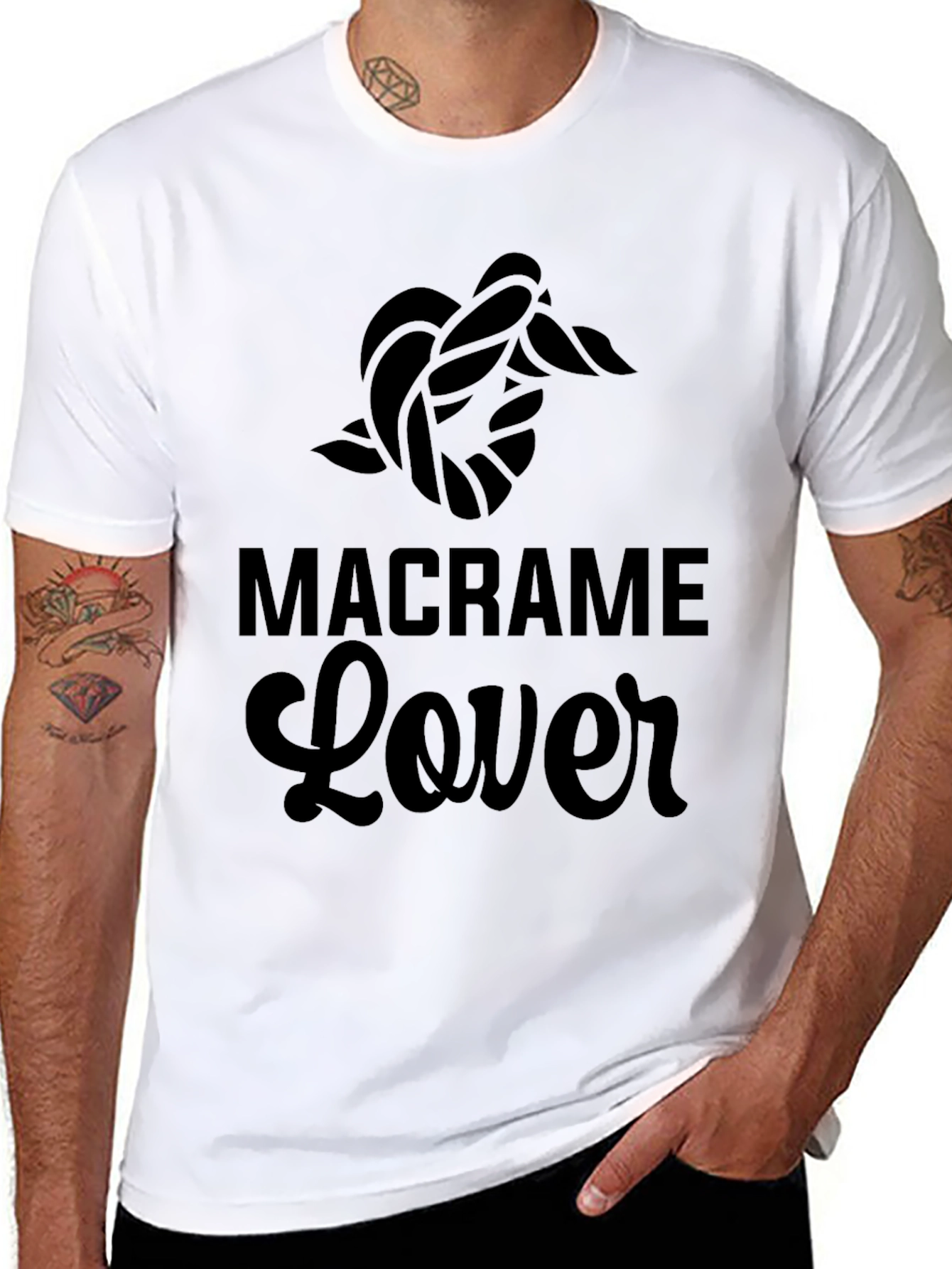 Macrame Lover Tee - Knot Design