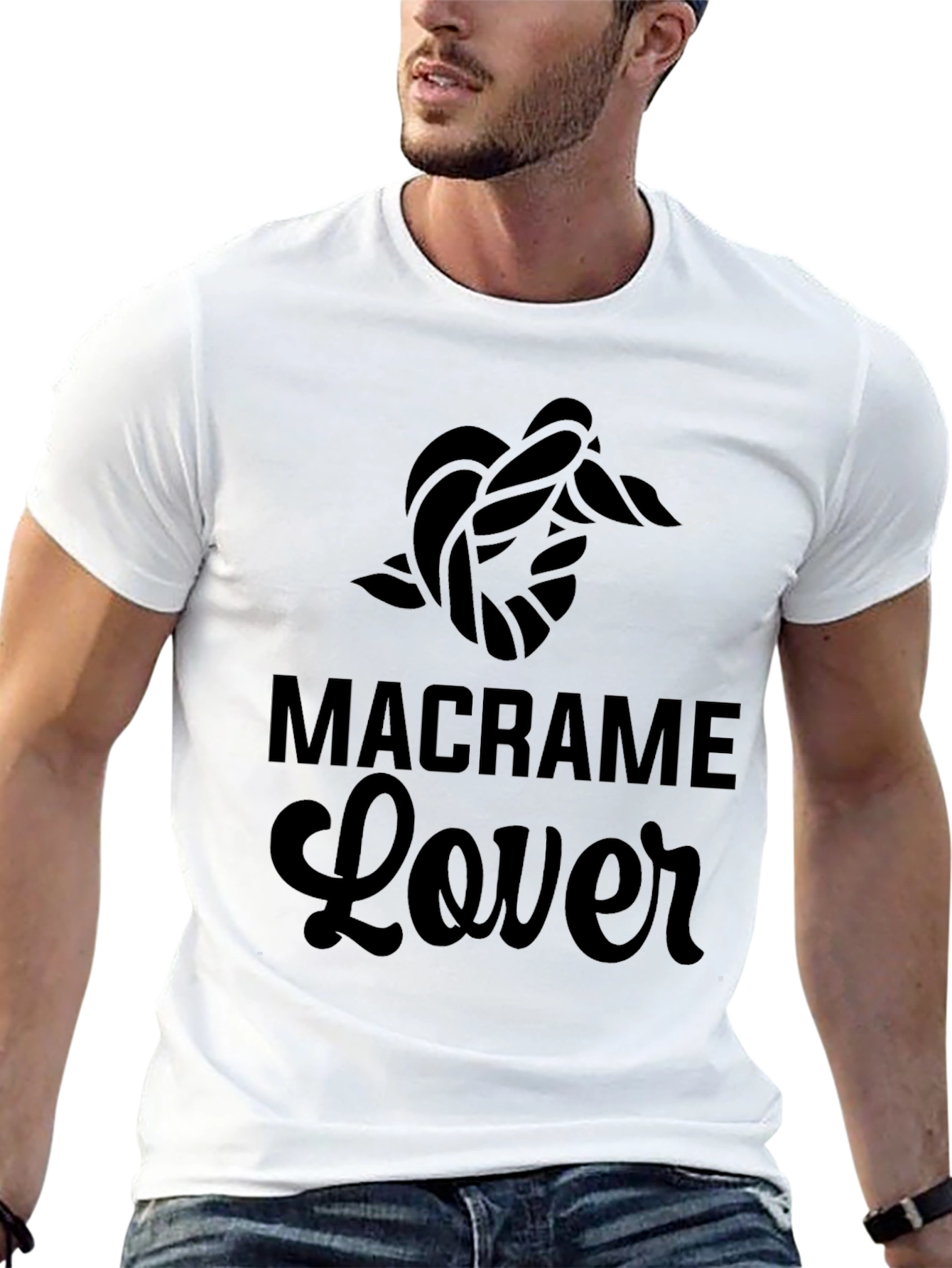 Macrame Lover Tee - Knot Design