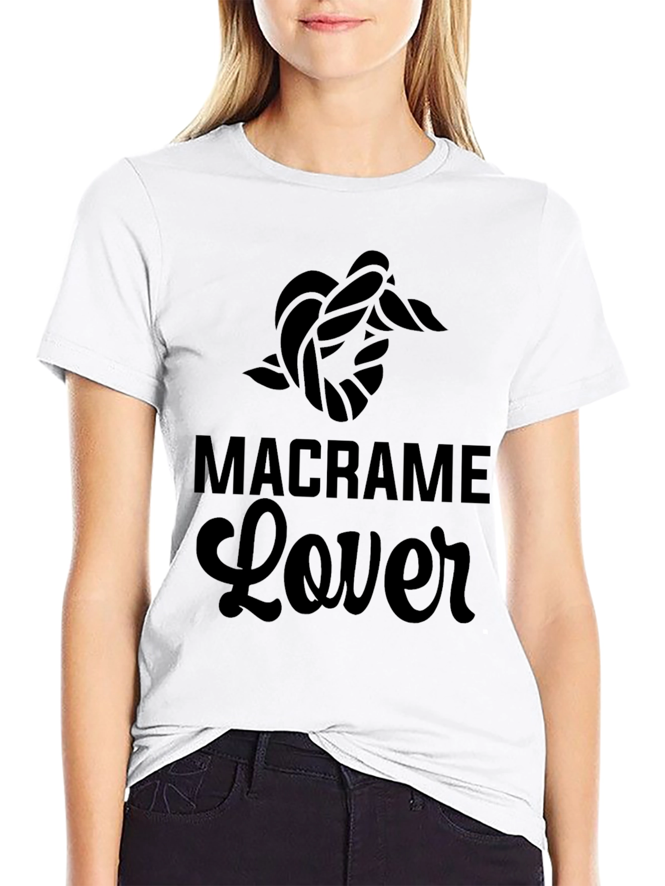 Macrame Lover Tee - Knot Design
