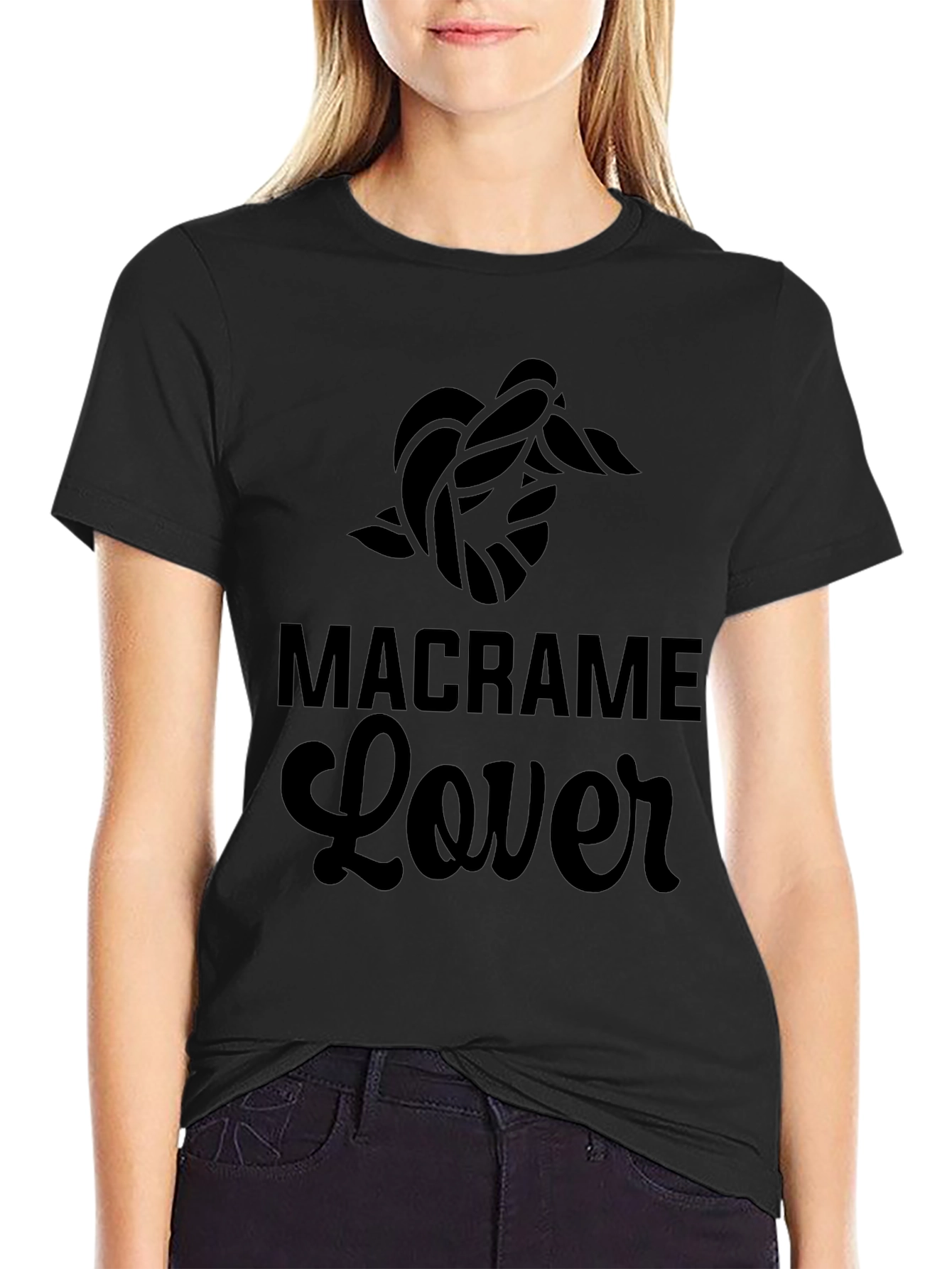 Macrame Lover Tee - Knot Design