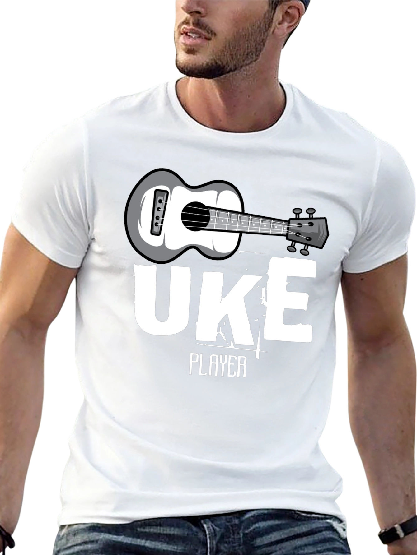 Uke Player Graphic Tee - Ukulele Lover