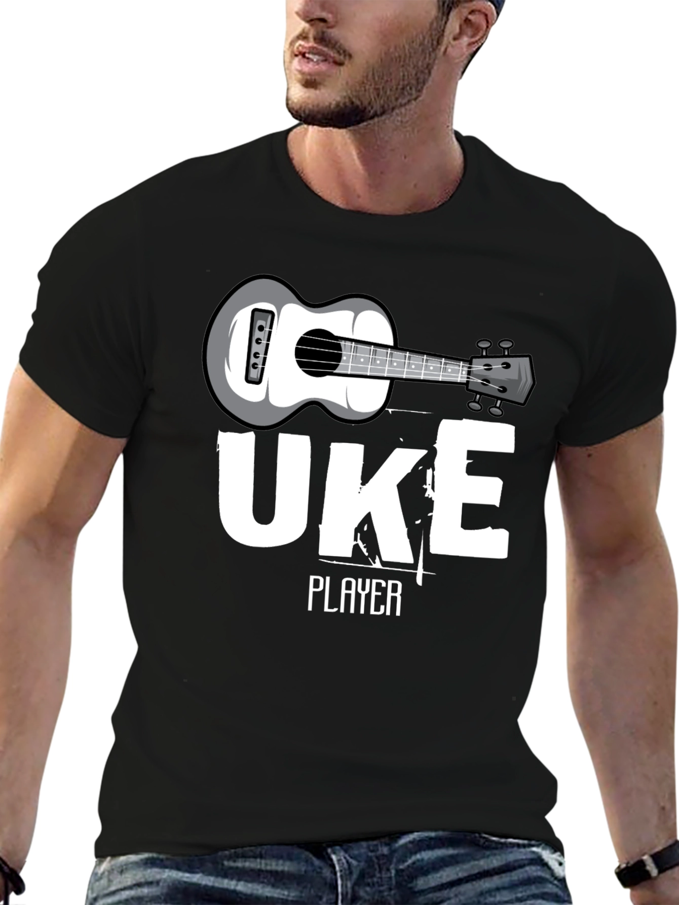 Uke Player Graphic Tee - Ukulele Lover
