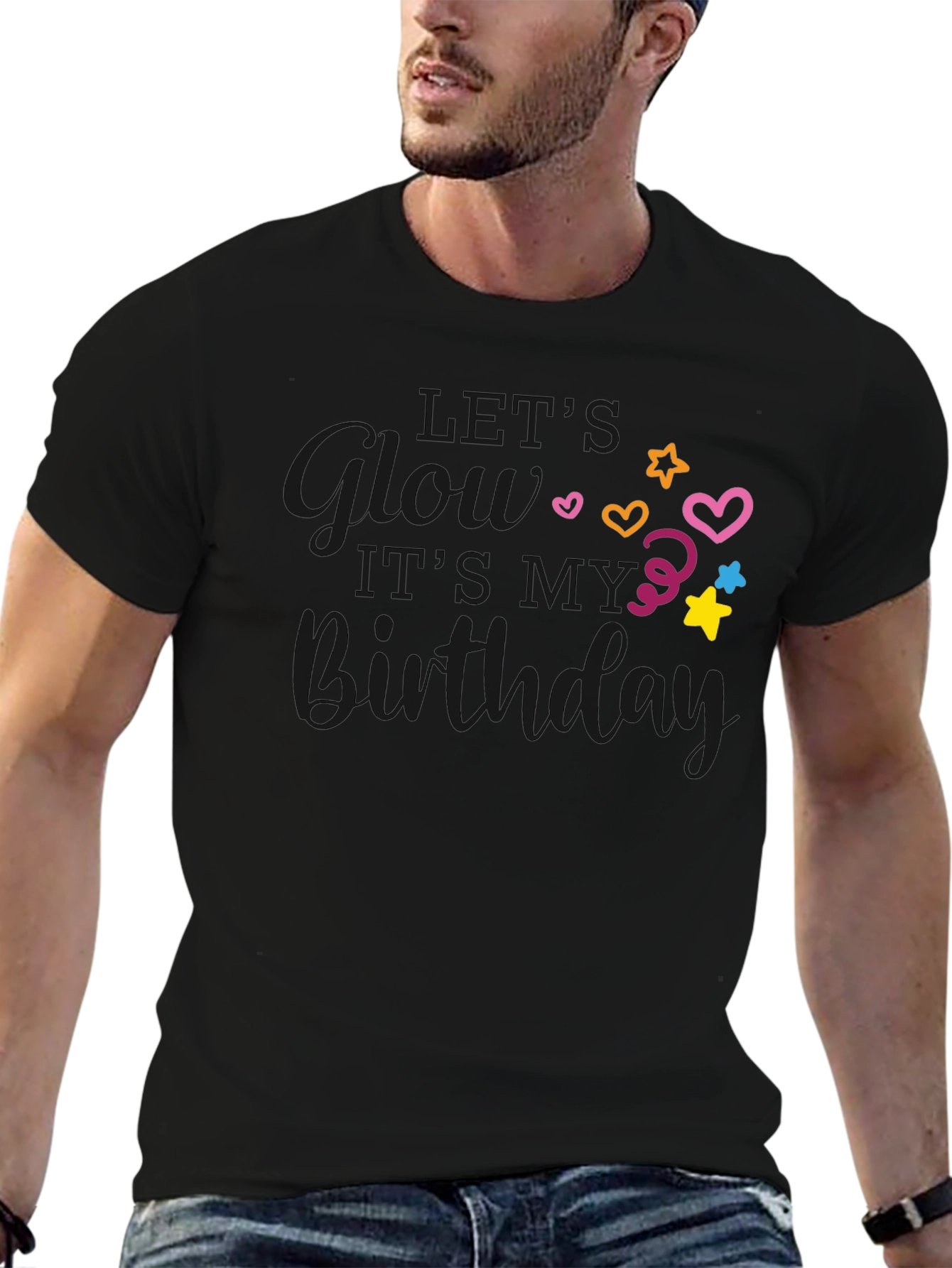 Lets Glow Birthday T-Shirt