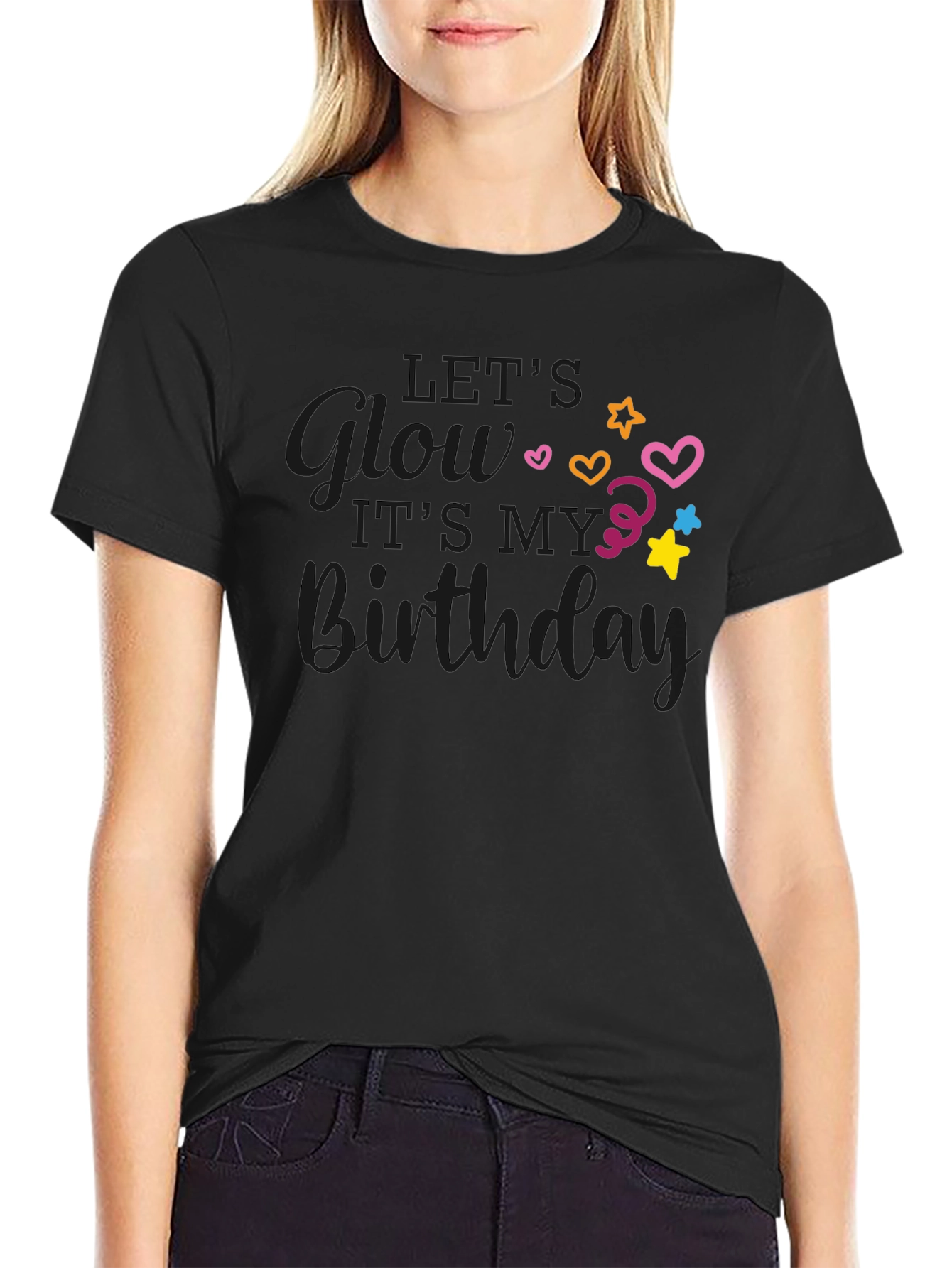 Lets Glow Birthday T-Shirt